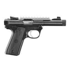 Ruger Mark IV 22/45 .22 LR 4.4in Threaded Barrel Pistol - Black