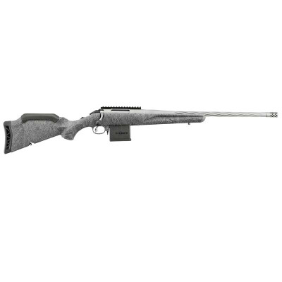 Ruger American GEN II .22 ARC 20in 10+1 Spiral Fluted Threaded Rifle - Grey