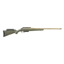 Ruger American Predator GEN II .243 22in 3+1 Burnt Bronze Cerakote Spiral Fluted Barrel Rifle - Green Splatter