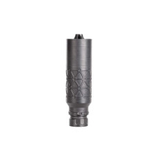 Rugged Suppressor Axial 7.62mm 6.4in Black Cerakote Stainless Steel -  5/8-24