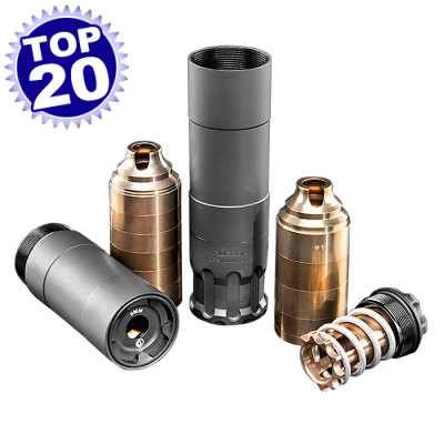 Rugged Suppressor Obsidian9 9mm Modular 4.85-7.8in - Black