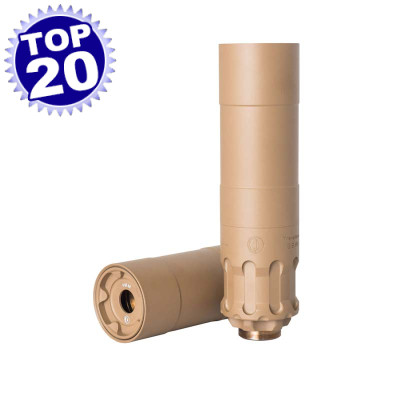 Rugged Suppressor Obsidian9 9mm Modular 4.85-7.8in - FDE