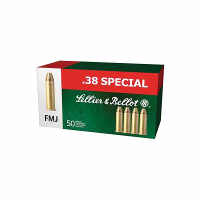 Sellier & Bellot .38 Special FMJ 158 GR - 50 Rounds