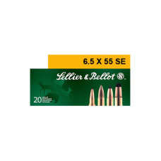 Sellier & Bellot 6.5x55 Swedish Soft Point 131 GR - 20 Rounds