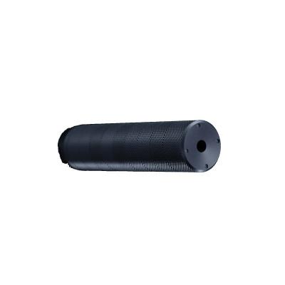 Sonicore SKARV 22 Aluminum .22LR Suppressor - Black Sonicore Skarv 22 modular aluminum .22 LR suppressor with black hard coat anodized finish and knurled body