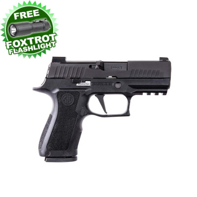 Sig Sauer P320 X-Compact 9mm 3.6in 15+1 XRay 3 Sights Optic Ready Pistol - Black