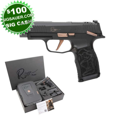 Sig Sauer P365XL Comp 9mm 3.7in 12+1 Optics Ready - Rose Package