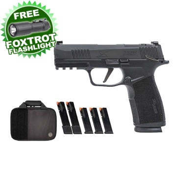 Sig Sauer P365 XMACRO Manual Safety 9mm 3.7in 17+1 (3), 21+1(2) Plus Savior Bag - Tac Pro Sig Sauer P365 XMACRO Manual Safety 9mm 3.7in 17+1 (3), 21+1(2) Plus Savior Bag - Tac Pro