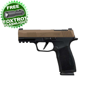 Sig Sauer P365 XMACRO 9mm 3.7in 17+1 Pistol - Bronze Cerakote Freedom Sig Sauer P365 XMACRO 9mm 3.7in 17+1 Pistol - Bronze Cerakote Freedom