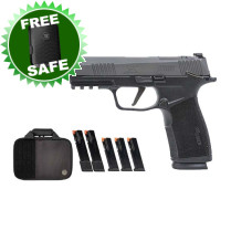 Sig Sauer P365 XMACRO 9mm 3.7in 17+1 (3), 21+1(2) Plus Savior Bag Manual Safety - Tac Pro - Grey