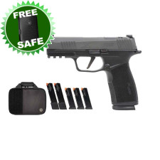 Sig Sauer P365 XMACRO 9mm 3.7in Pistol 17+1 (3), 21+1(2) Plus Savior Bag - Tac Pro - Grey