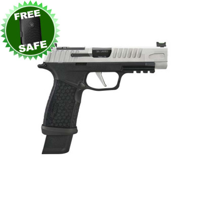 Sig Sauer P365 Fuse 9mm Luger 21+1 4.3in Two-Tone - Silver / Black