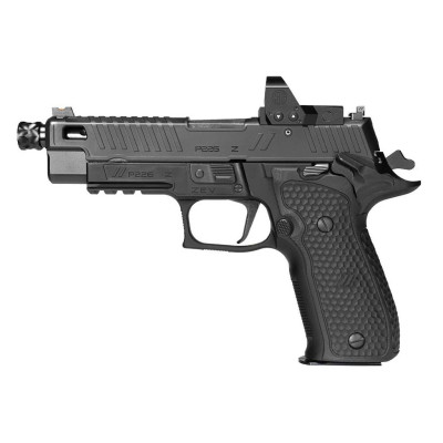 Sig Sauer P226 ZEV 9mm 4.9in Threaded Barrel Zev Tech Fiber Optic Sights and Romeo 1 Pro