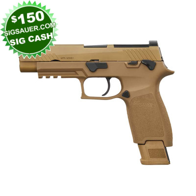 Sig Sauer M17 Commercial Full Size 9mm 4.7in Barrel 21+1 - Coyote Tan