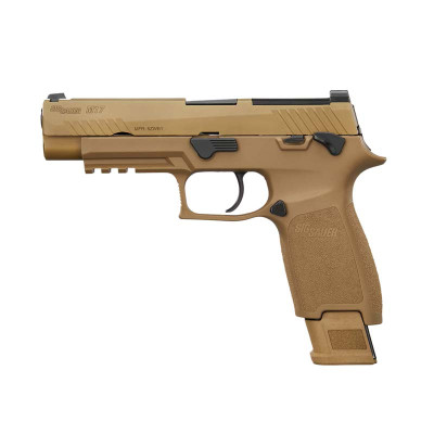 Sig Sauer M17 Commercial Full Size 9mm 4.7in Barrel 21+1 - Coyote Tan
