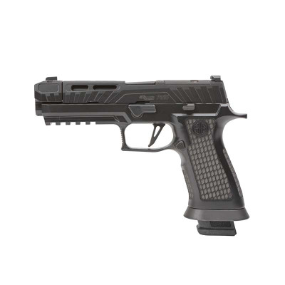 Sig Sauer P320 Spectre Comp Blackout 9mm 21+1 4.6in Pistol - Blackout Cerakote