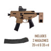 Sig Sauer MPX Copperhead 9mm 3.5in 20+1 Threaded Barrel - 2 Position Contour Brace - Package Sig Sauer MPX Copperhead 9mm 3.5in 20+1 Threaded Barrel - 2 Position Contour Brace - Package