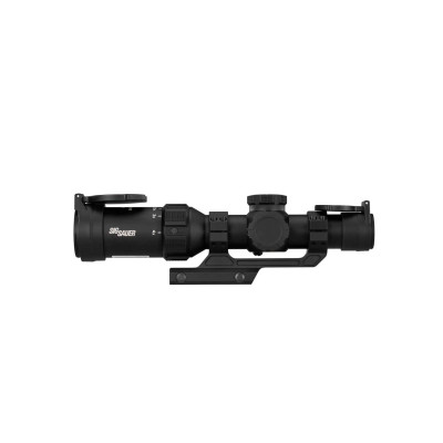 Sig Sauer Electro-Optics Tango-SPR LPVO 1-4x24 Illuminated Red Hellfire FL-4 Reticle with Throw Lever and Mount