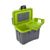 Pelican Personal Cooler with Dry Storage -  8 Qt. Personal Cooler - Grey/Green