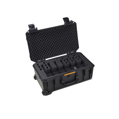 Pelican Vault 5-Pistol Range Case Lockable with Wheels - Black 