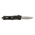 Steel River Knives Spartan Mini 2.75in OTF Drop Point Damascus - Automatic Knife