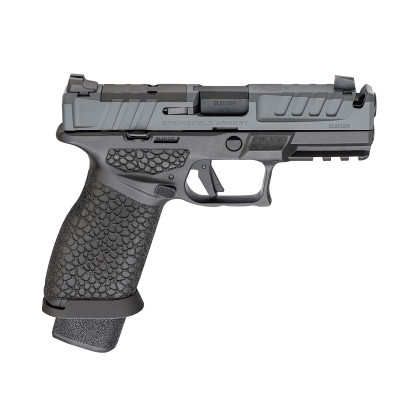 Springfield Armory Echelon Pro Comp 4.0FC 9mm 4in 15+1 - Optic Ready Springfield Armory Echelon Pro 4.0FC Comp 9mm pistol with ported 4 inch barrel and gray Cerakote slide