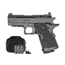Springfield Armory 1911 DS Prodigy Compact 9mm 3.5in AOS 15+1 - Viridian RFX11 Green Dot and Bag