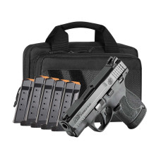 S&W M&P9 Shield Plus 9mm 13+1, 10+1 3.1in Barrel with Safety - 6 Mags Bundle
