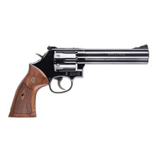Smith & Wesson Model 586 Classic 357 Mag or 38 Special +P Blued Carbon Steel 6in Barrel - 6 Round Revolver