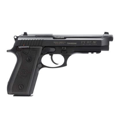 Taurus PT92 9mm Rubber Grips Blued 17+1 5in Barrel