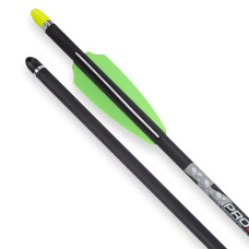 Ten Point Pro Elite 400 20in Alpha Nock Carbon Crossbow Arrows - 6 pack