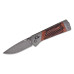 Old Timer Frontier Pivot Lock 3.1in Grey Drop Point - Composite Handle