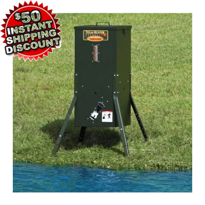 Texas Hunter Directional Fish Feeder with Adjustable Legs - 70#
