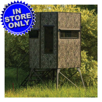 Texas Hunter Wrangler Camo Hunting Blind Bow/Rifle Windows 4ft Tower -  5ft x 7ft