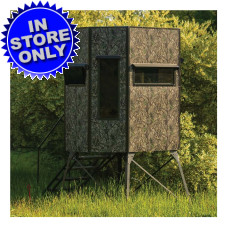 Texas Hunter Wrangler Camo Hunting Blind Bow/Rifle Windows 4ft Tower -  5ft x 7ft
