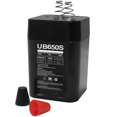 Universal 6v Spring Top Rechargeable Battery