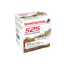 Winchester USA .22LR 36gr Copper Plated Hollow Point - 525 Rounds