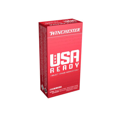Winchester USA Ready 9mm Luger 115Gr FMJ Flat Nose - 50 Rounds
