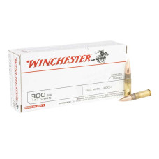 Winchester USA 300 Blackout 147gr FMJ Open Tip - 20 Rounds