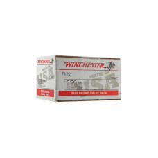 Winchester USA Ammo 5.56 NATO 55Gr FMJ - 200 Rounds