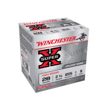 Winchester Super-X High Brass 28ga 2.75" 1oz #8 Ammunition - 25 Rounds