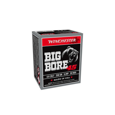 Winchester Big Bore .45 Colt 250gr Semi Jacketed Hollow Point - 20 Rounds
