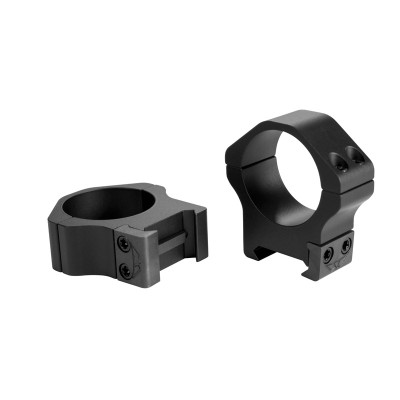 Warne 500M Maxima Horizontal Ring Set 1in Black - Low