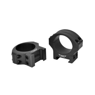 Warne Hyperlite MagnaFusion Alloy Ring Set 30mm Black - Low