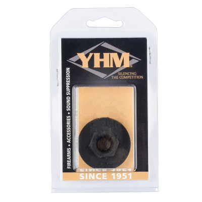 YHM Universal Rifle Suppressor Mount 5/8in-24 tpi 17-4 Stainless Steel Black Melonite QPQ