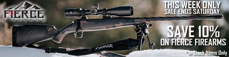 Take 10% off In Stock Fierce Rifles