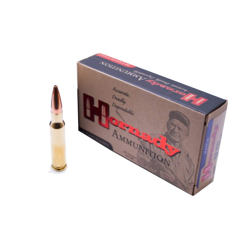 Hornady .308 WIN 168gr BTHP Match - 20 Rounds-img-0