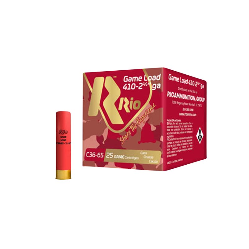 Rio Top Target 410Ga 2.5in 1/2oz #7.5 Shot - 25 Rounds-img-0